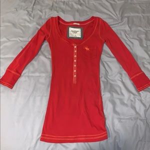 Abercrombie quarter sleeve shirt